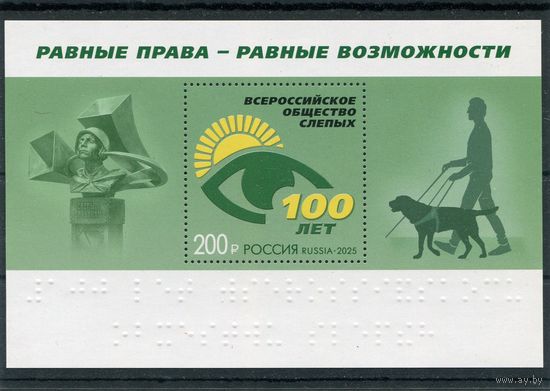Россия 2025. Всероссийское общество слепых. Блок