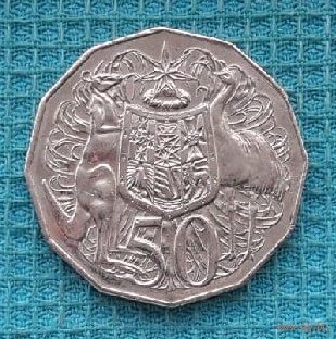 Австралия 50 центов 2008 года