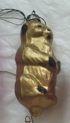 Ёлочная игрушка медведь