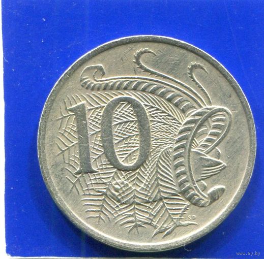 Австралия 10 центов 1974