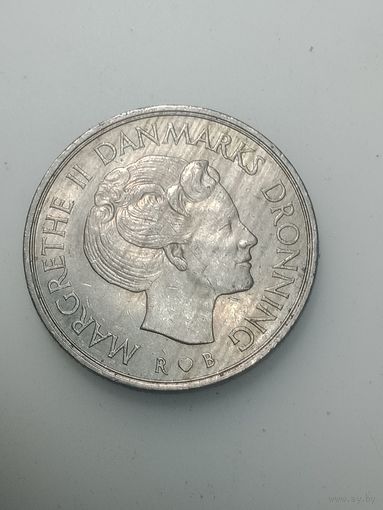 Дания 1 крона 1987 года .