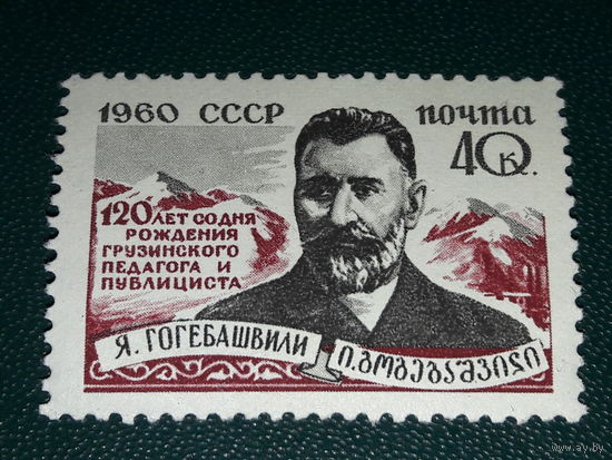СССР 1960 Я. Гогебашвили. Чистая марка
