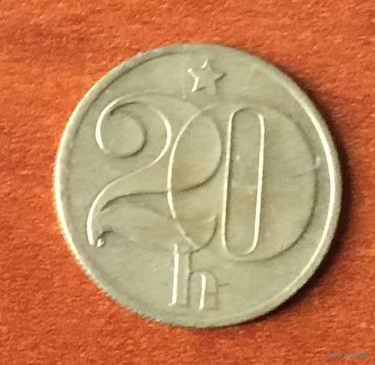 Чехословакия, 20 геллеров 1985