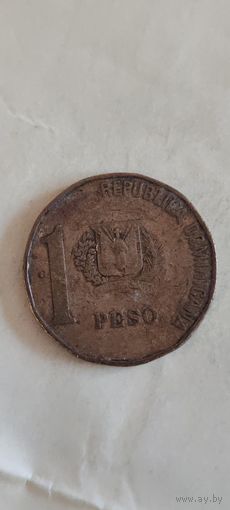 Доминиканская республика 1 песо 1991