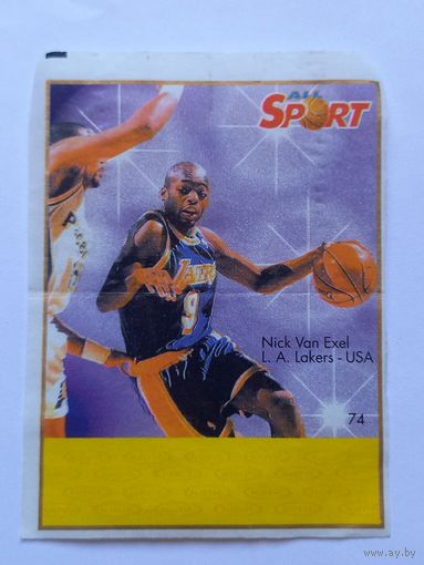 Вкладыш от жвачки All Sport Kent номер 74