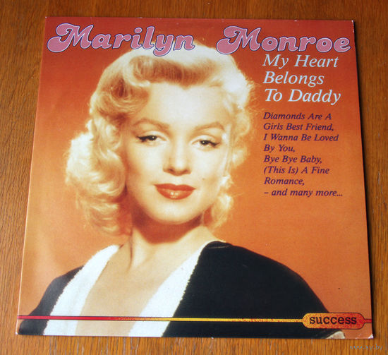 Marilyn Monroe "My Heart Belongs To Daddy" LP, 1989