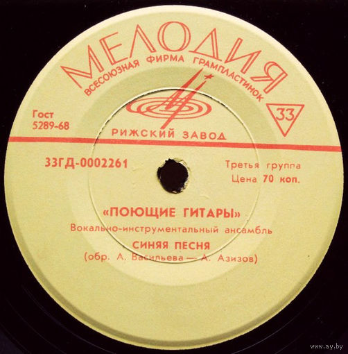 Поющие Гитары, Штефан Петраке, МИНЬОН 1970