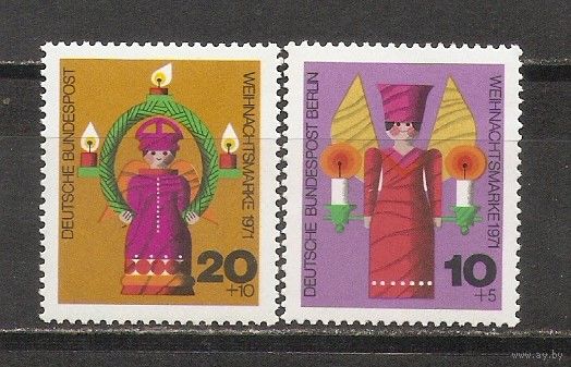 ФФ5 ФРГ Берлин 1971 Рождество