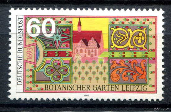 Германия - 1992г. - Охрана природы. Ботанический сад - полная серия, MNH [Mi 1622] - 1 марка