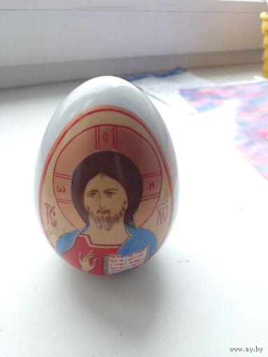Яйцо фарфоровое, редкое МФФЗ . Минский фарфор 9 см
