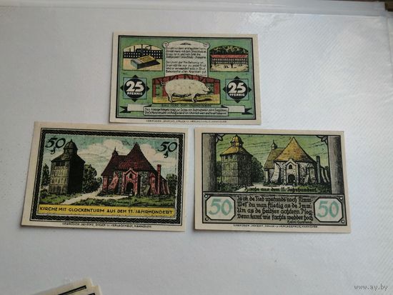 25 50 пфенниги 1921 Visselhovede