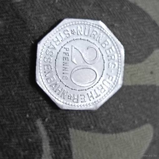 20 пфеннигов (1920г.) г.Нюрнберг. Состояние!
