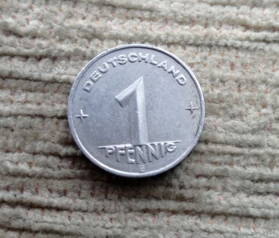 Werty71 Германия ГДР 1 пфенниг 1953 Е E
