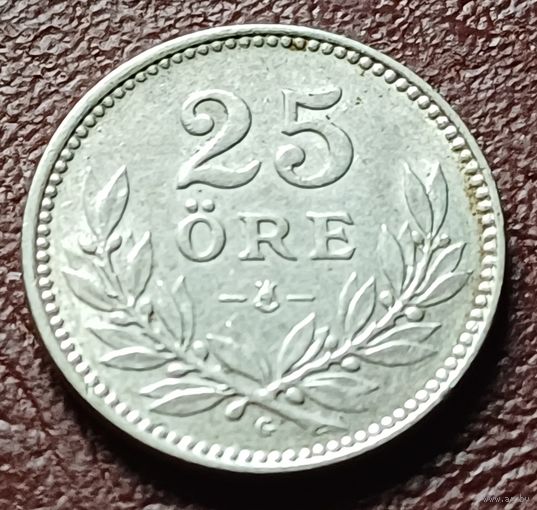 Швеция 25 эре, 1931    ( 1-1-6 )