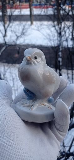 КОЛЛЕКЦИОННАЯ ФАРФОРОВАЯ СТАТУЭТКА ЦЫПЛЕНОК  ГЖЕЛЬ 50 - 60 ГОДЫ СССР ОРИГИНАЛ  .  Распродажа Коллекции !!! . Экспресс  Аукцион не с рубля без МПЦ и прочего 3 ДНЯ  .Много лотов в продаже .