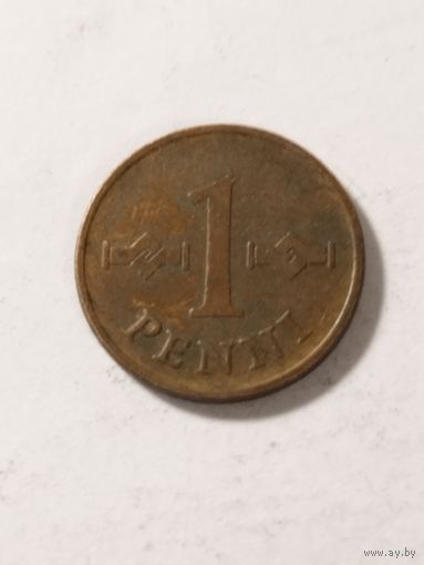 Финляндия 1 пенни 1967