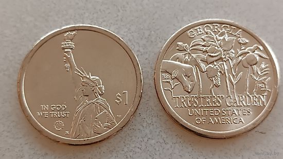 США . 2019Р. 1 доллар инновации Сад попечителей .