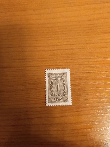 1962 Турция служебная чистая без клея без дыр искусство культура (4-10)