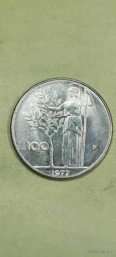 Италия 100 лир 1977