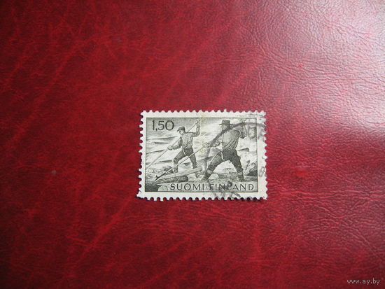 Марка 1963 год Финляндия