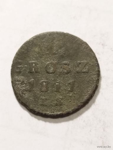 Польша 1 грош Герцогство Варшавское 1811