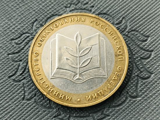Россия (РФ). 10 рублей 2002. Министерство образования. ММД. (2).