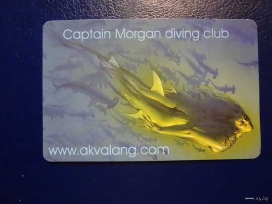 Календарик 04.2004-03.2005 г.  Дайв-клуб Капитан Морган.