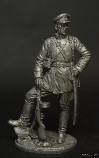 Статуэтка Кавалерист Красной Армии Оловянный сплав