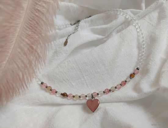 Чокер из матового кварца