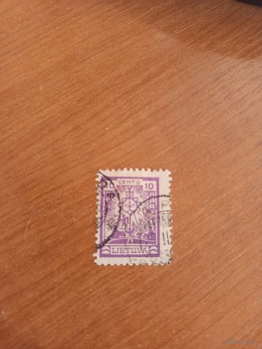 1923 Литва Мих 217 без водяного знака искусство культура (2-6)