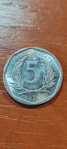 Карибы 5 цент 2010
