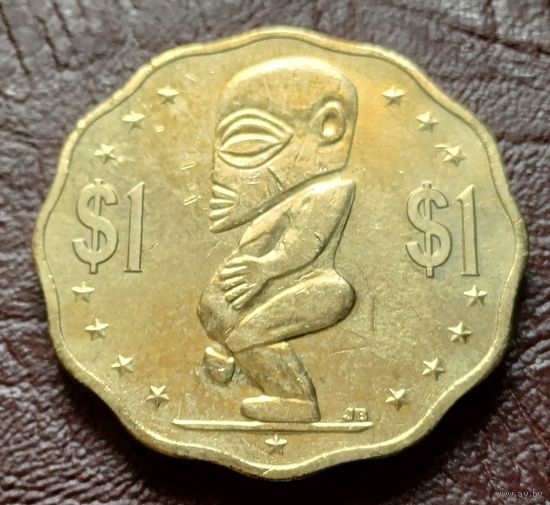 Острова Кука 1 доллар, 2015   С РУБЛЯ