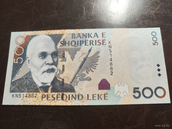 Албания 500 лек образца 2015 года UNC p72b см доп фото!