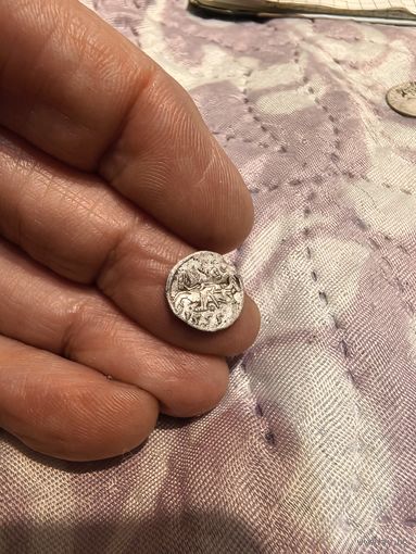 Денарий 1555 год ВКЛ