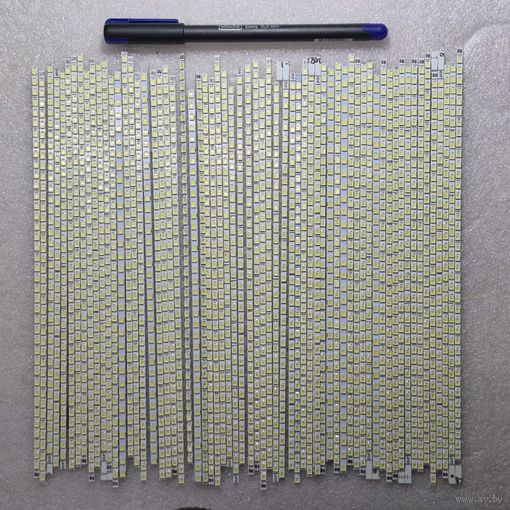Светодиоды SMD белые новые на линейке, более 2000 шт.