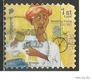 Сингапур. Исчезающие профессии. 2013г. St#2057.