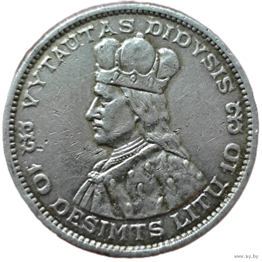 Литва 10 лит, 1936 года.
