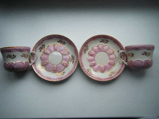 Кофейная пара из СССР. Дулево 1957г.