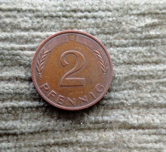 Werty71 ФРГ 2 пфеннига 1991 G