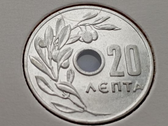 Греция. 20 лепт 1959 в холдере