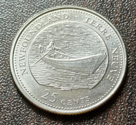 Канада 25 центов, 1992 Ньюфаундленд и Лабрадор   ( 1-6-8 )