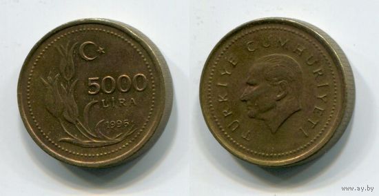 Турция. 5000 лир (1996)