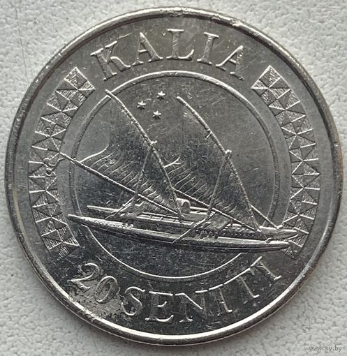 Тонга 20 сенити 2015 г.