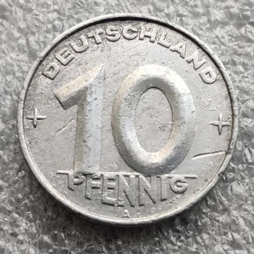 Германия - ГДР 10 пфеннигов  1950 г.