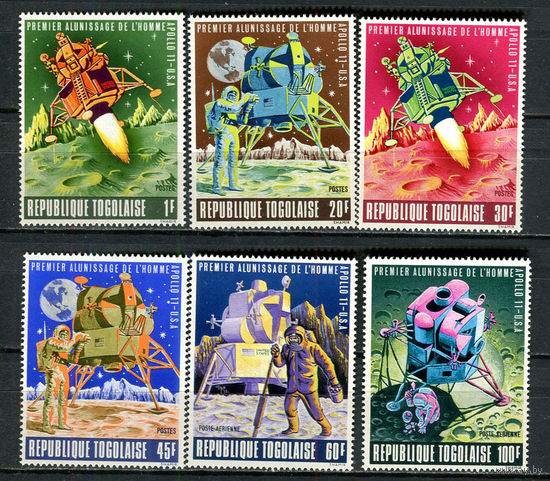 Того - 1969 - Космос - [Mi. 703-708] - полная серия - 6 марок. MNH.  (Лот 98HD)-T4P38