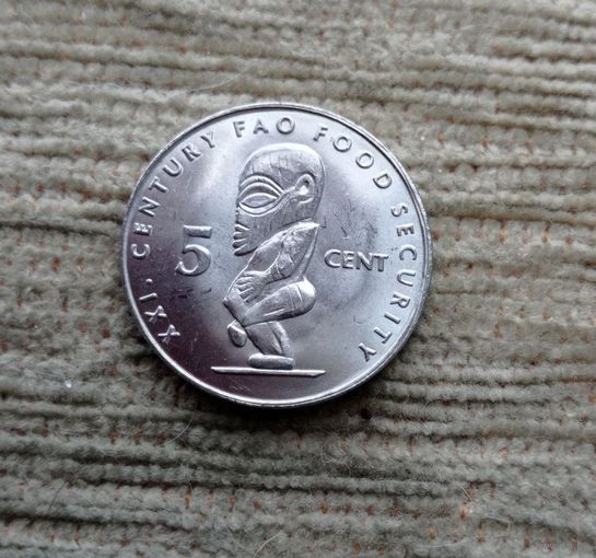 Werty71 Острова Кука 5 центов 2000 ФАО Тангароа идол божок