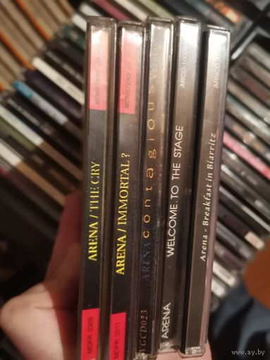 5pcs audio CDs rock Albums arena 8р за диск
