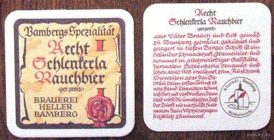 Подставка под пиво Aecht Schlenferla Fastenbier /Bamberg/