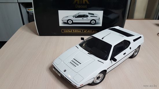 BMW M1 KK Белая  Масштаб 1:12