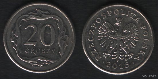 Польша y280 20 грош 2015 год (mw) (_alb2